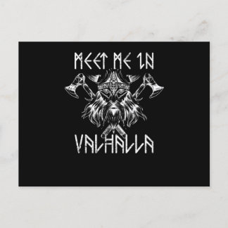 Postal Meet Me In Valhalla Nordic Shirt Runes Vikings