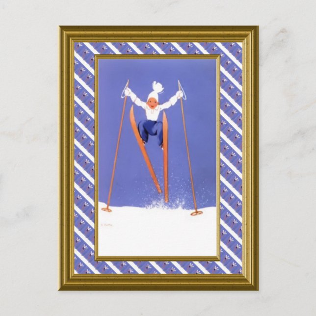 Postal ¡Mega Skis! (Anverso)