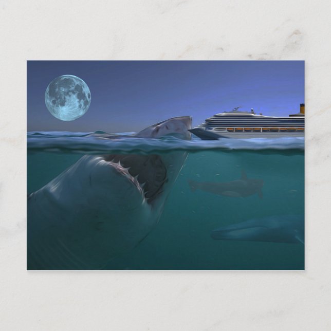 Postal Megalodon (Anverso)