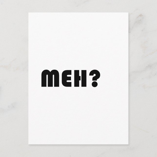 Postal Meh (Anverso)