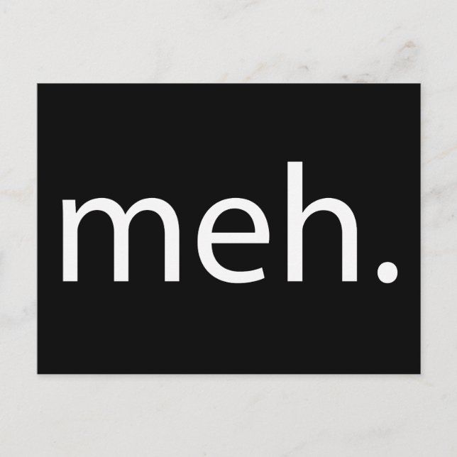 Postal meh (Anverso)