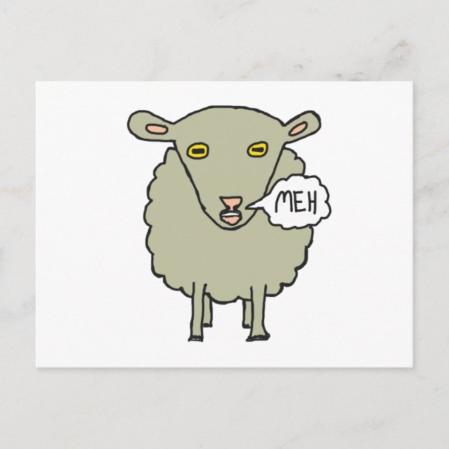 Postal Meh Sheep (Anverso)