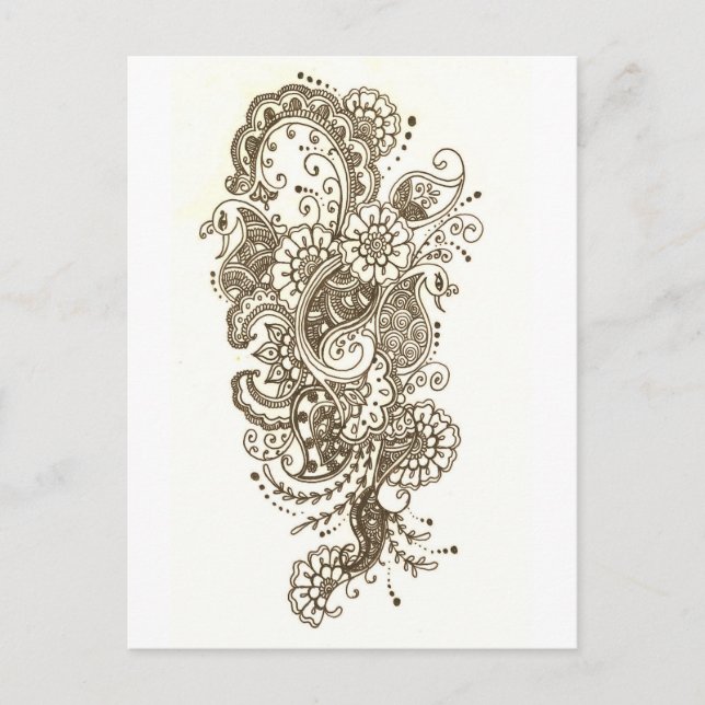 Postal Mehndi (Anverso)