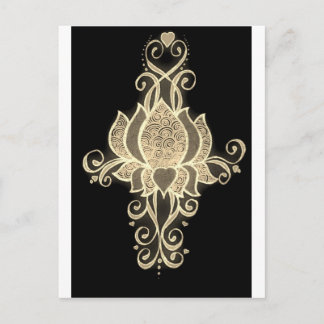 Postal mehndi dorado