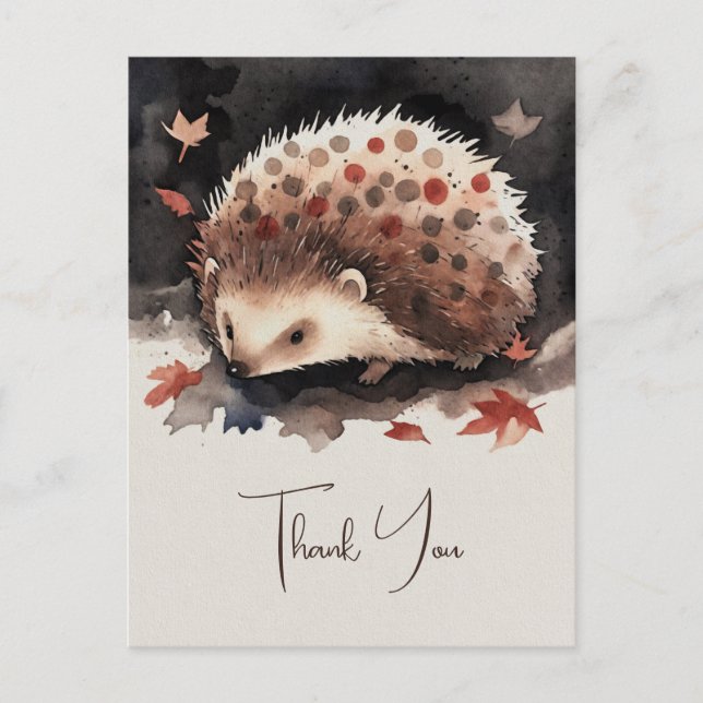 Postal Mein kleiner Igel-Freund „Zwergerl“ eigener Text (Anverso)