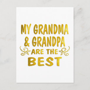 Postal Mejor Abuela y Abuelo