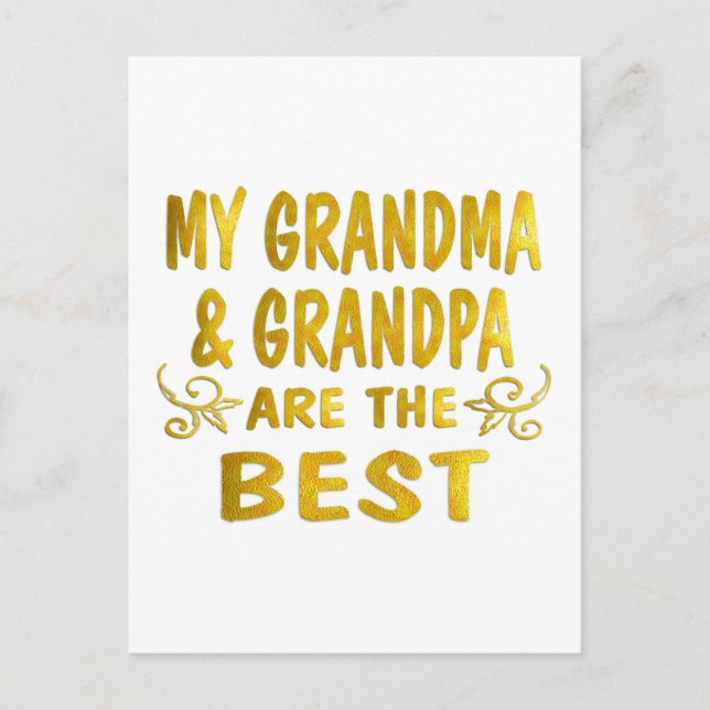 Postal Mejor Abuela y Abuelo (Anverso)