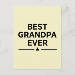 Postal Mejor abuelo de todos 