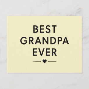 Postal Mejor abuelo de todos