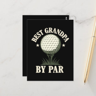Postal Mejor abuelo por par divertido