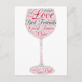 Postal Mejor amigo Wine Design
