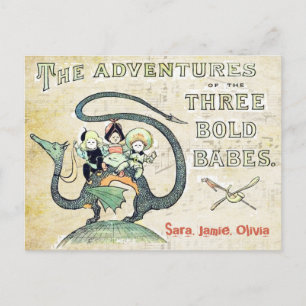 Postal Mejor Amigos BFF Dragon 3 Negrita Babes