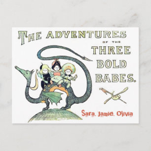 Postal Mejor Amigos BFF Dragon 3 Negrita Babes