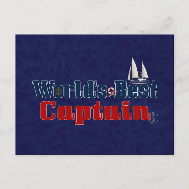 Postal Mejor Capitán del Mundo (Anverso)