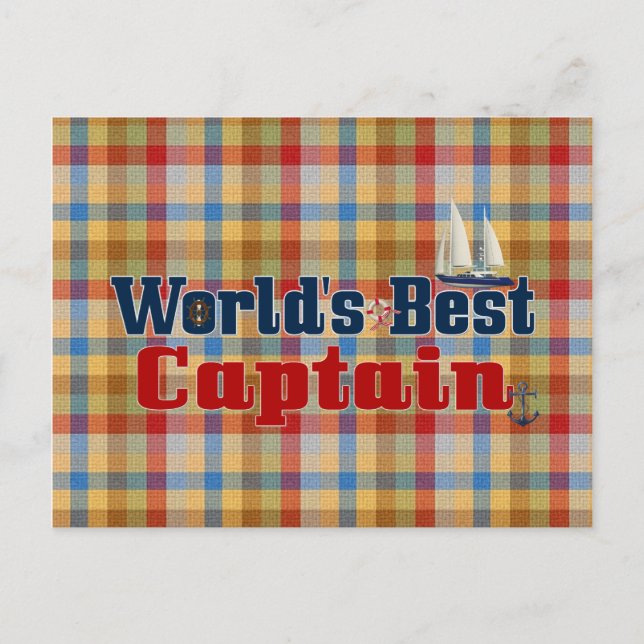 Postal Mejor Capitán del Mundo (Anverso)