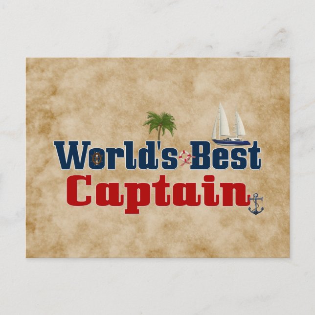 Postal Mejor Capitán del Mundo (Anverso)