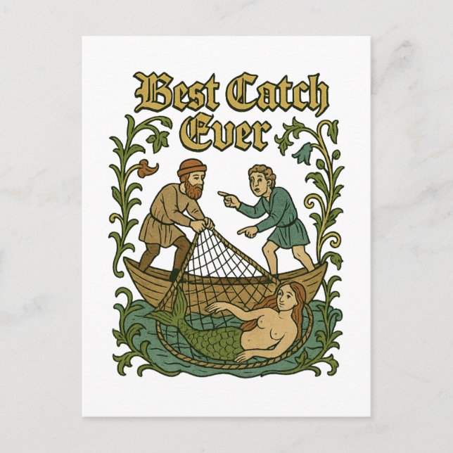 Postal Mejor Catástrofe de la Historia - Meme medieval de (Anverso)