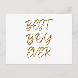 Postal Mejor chico del mundo