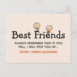 Postal Mejor Cita Graciosa de Amigos