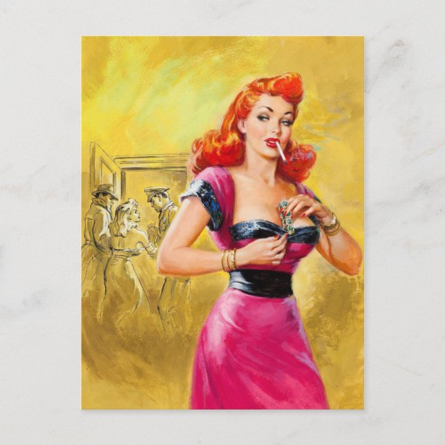 Postal Mejor detective verdadero (Anverso)