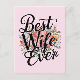 Postal Mejor esposa del mundo