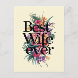 Postal Mejor esposa del mundo