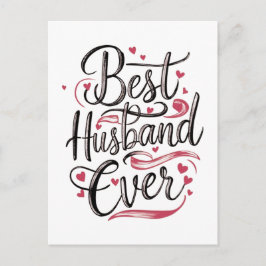 Postal Mejor esposo de todos los tiempos