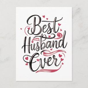 Postal Mejor esposo de todos los tiempos