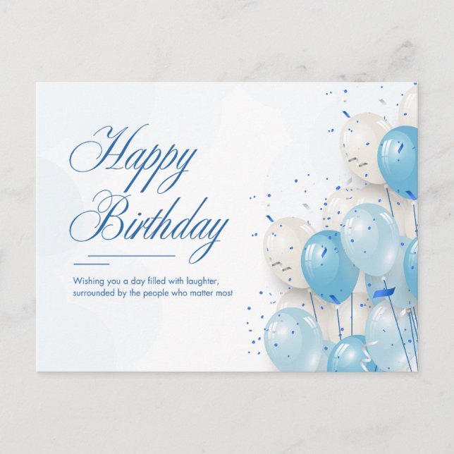 Postal Mejor feliz cumpleaños a ti  (Anverso)