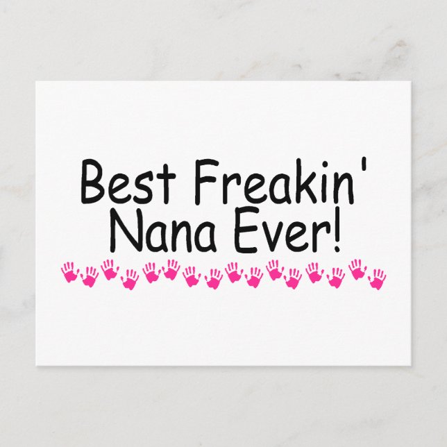 Postal Mejor Freakin Nana (Anverso)