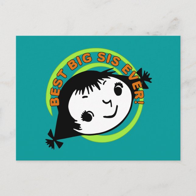 Postal Mejor Gran Sis de Retro (Anverso)