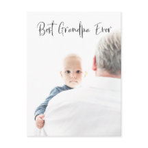 Mejor guión de foto Personalizado del abuelo moder