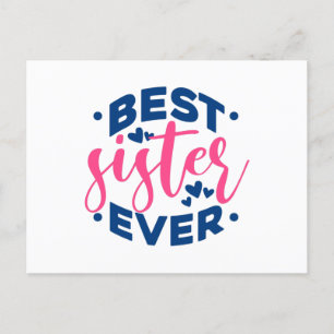 Postal Mejor Hermana de la Historia