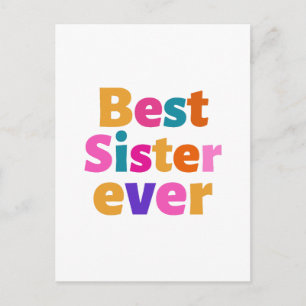 Postal Mejor hermana de todas