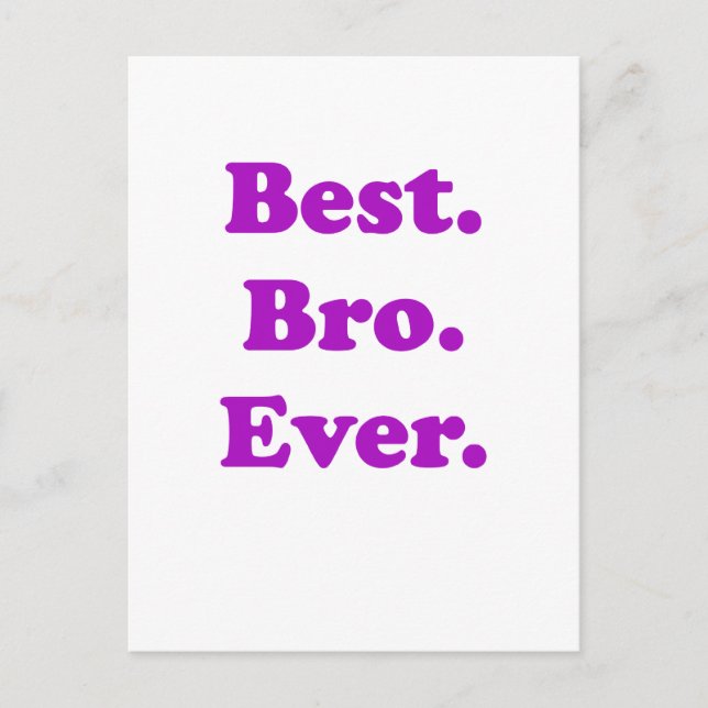 Postal Mejor Hermano (Anverso)