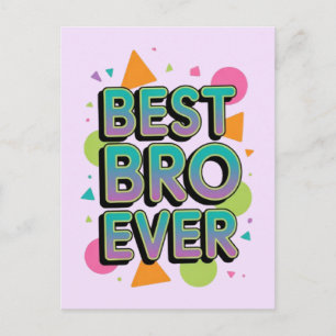 Postal Mejor Hermano de Todos los Tiempos