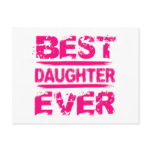 Mejor HIJA Estilo Grunge Texto Rosa A01