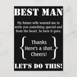 Postal Mejor Hombre Gracias