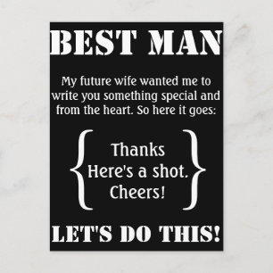 Postal Mejor Hombre Gracias