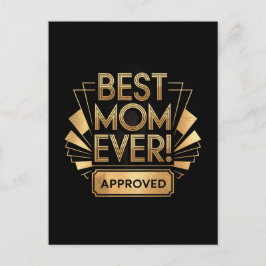 Postal Mejor Mamá de la Historia, Aprobada - Diseño de te