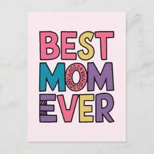 Postal Mejor mamá del mundo