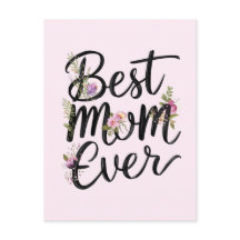 Mejor mamá del mundo diseño floral