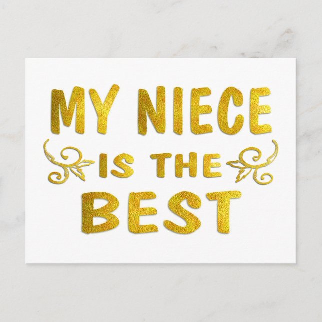 Postal Mejor Niña (Anverso)