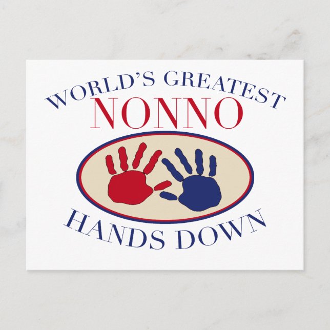 Postal Mejor Nonno Sin Duda (Anverso)