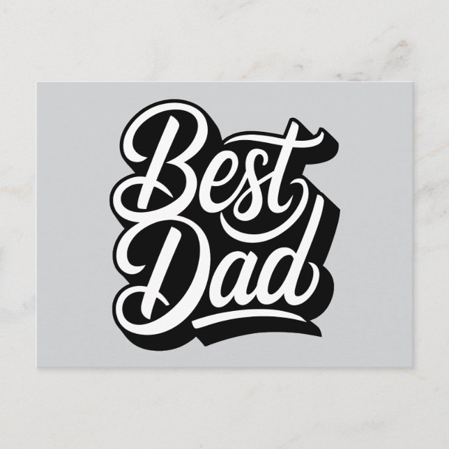 Postal Mejor padre (Anverso)