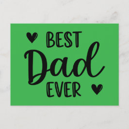 Postal Mejor papá.