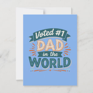 Postal Mejor Papá