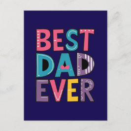 Postal Mejor papá del mundo
