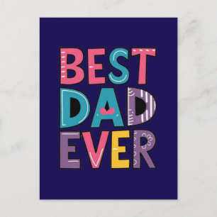 Postal Mejor Papá del Mundo 