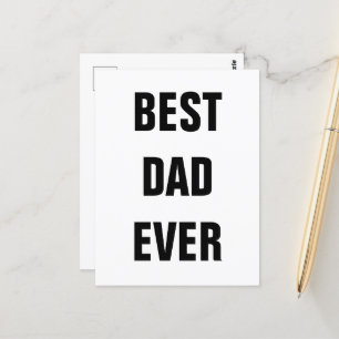 Postal Mejor Papá del Mundo Cumpleaños Día del Padre Pers